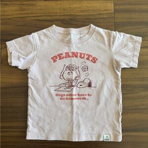 Peanuts Kids T-Shirt in Pink Size 3T